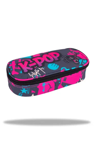 Campus K-POP Dark Oval Pencil Case