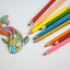 Triangular Coloring Pencils x 12 pcs