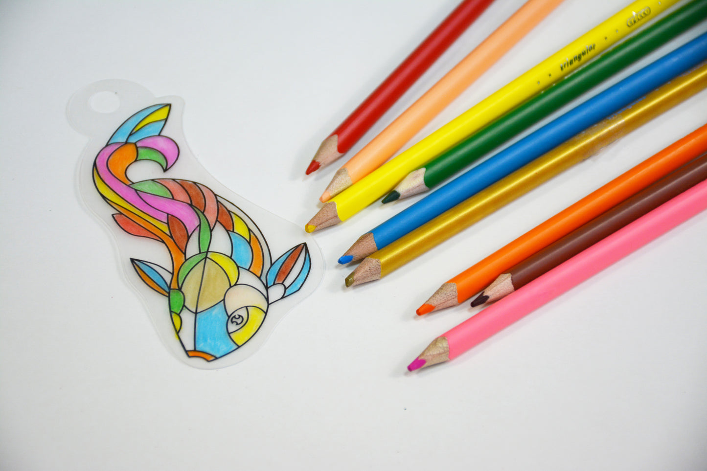 Triangular Coloring Pencils x 12 pcs