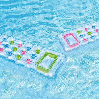 Intex Transparent Mattress with Pockets Pool Lounge Float
