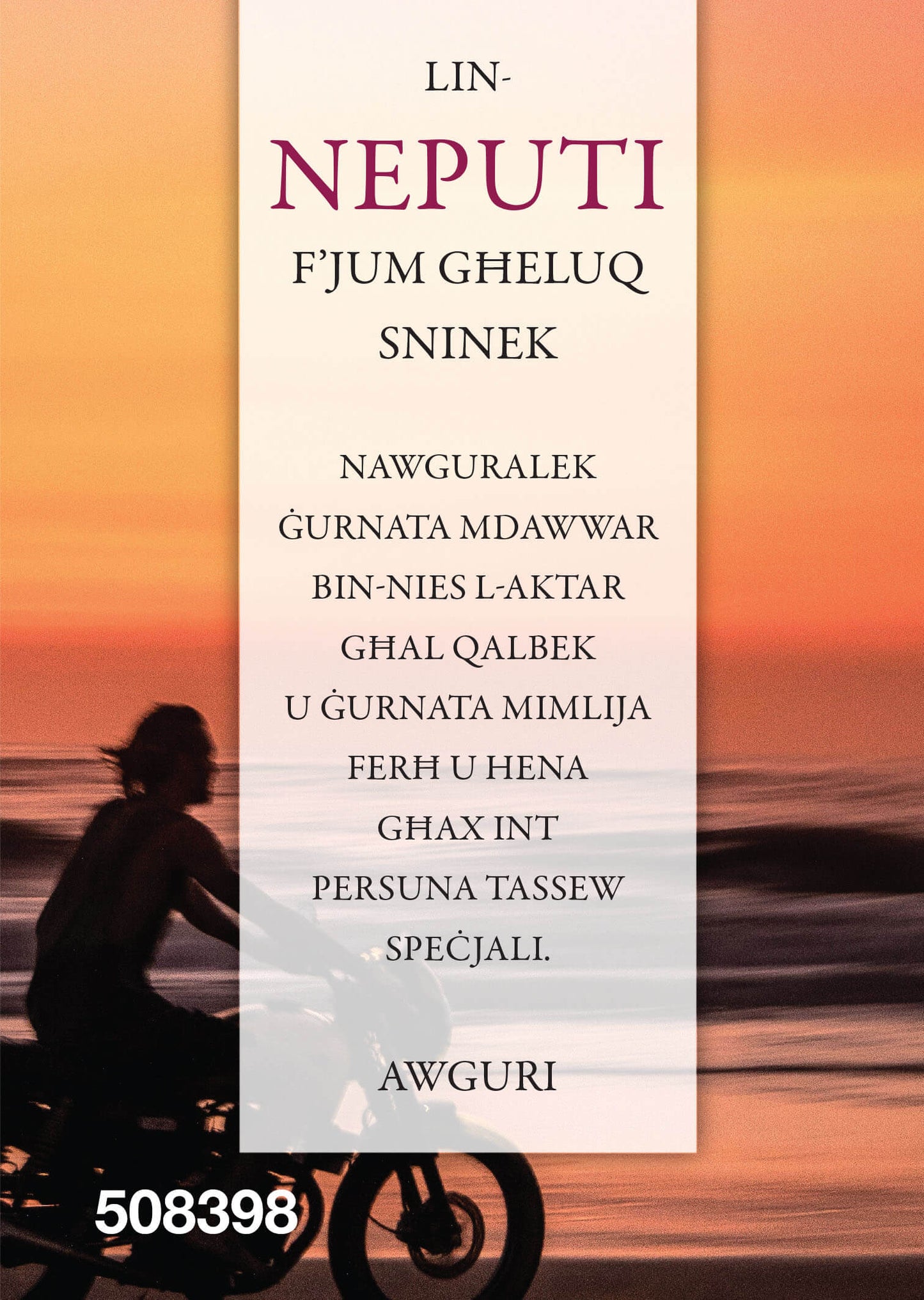 Neputi F'Jum Għeluq Sninek