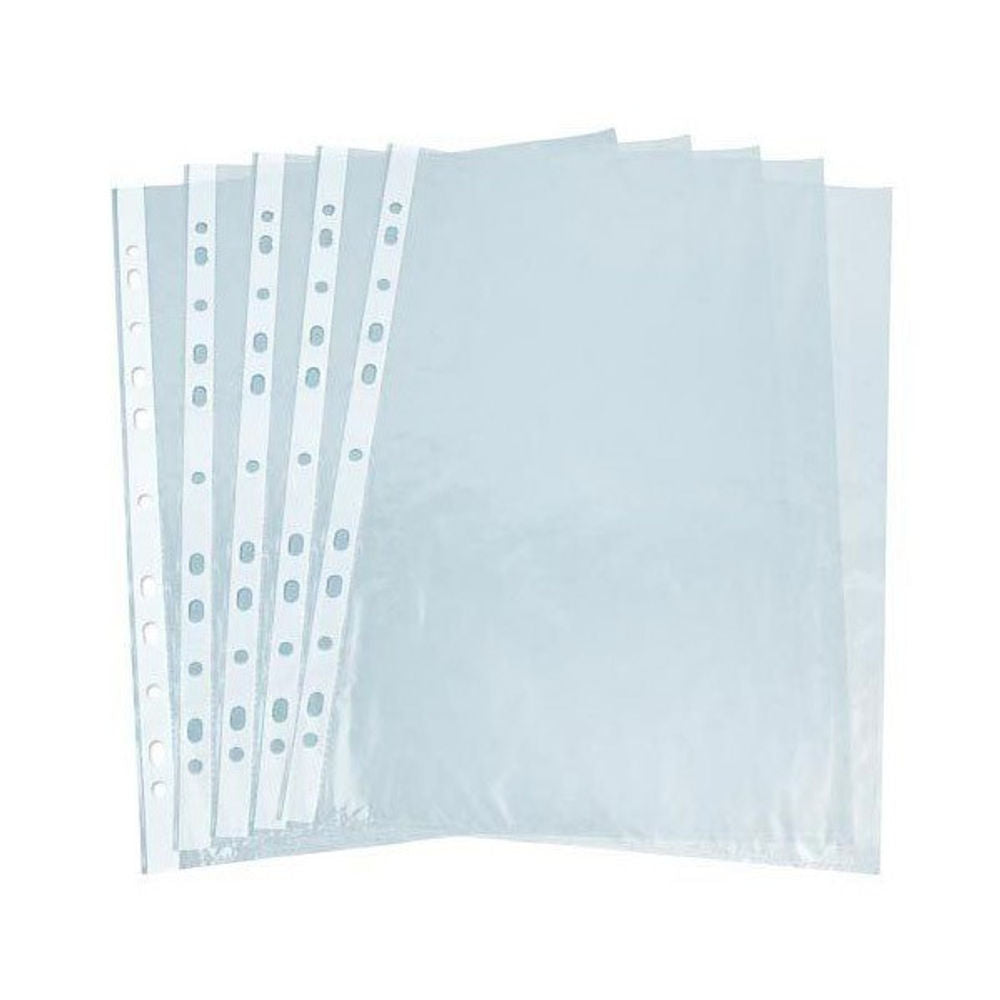 Punched pockets A4 50 microns x100 pcs