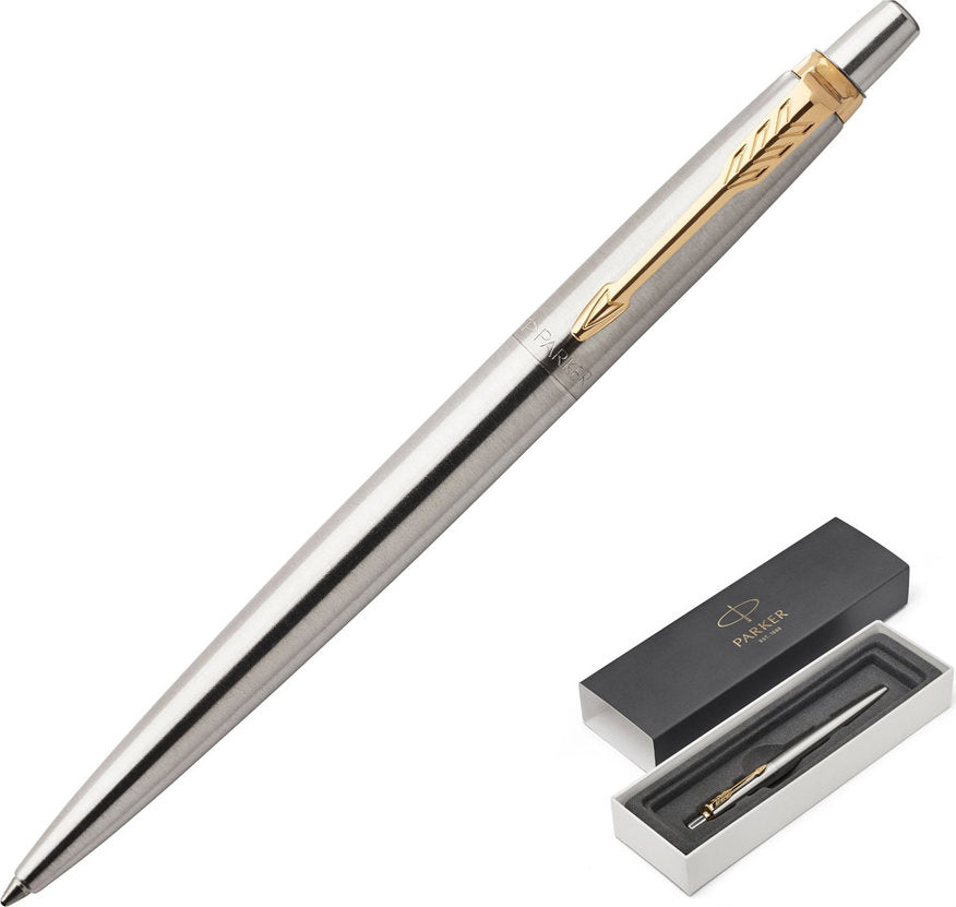 Parker Jotter Ballpoint Stainless Steel With Gold
