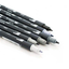 Tombow Dual Brush Pen Set 6 Grey Colors