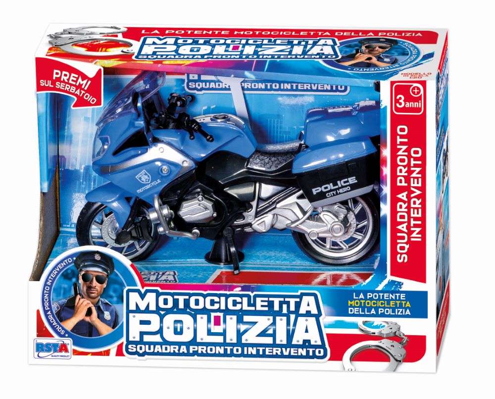 Police Motorbike With Light And Sound