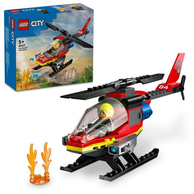 Lego City Fire Rescue Helicopter - 60411