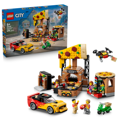 LEGO City Pizza Delivery Experience with Vehicles 60496