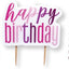 Happy Glitz Pink Birthday Candle Set x 13 pcs