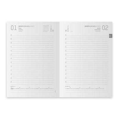 Diary 2026 A5 1 day a page