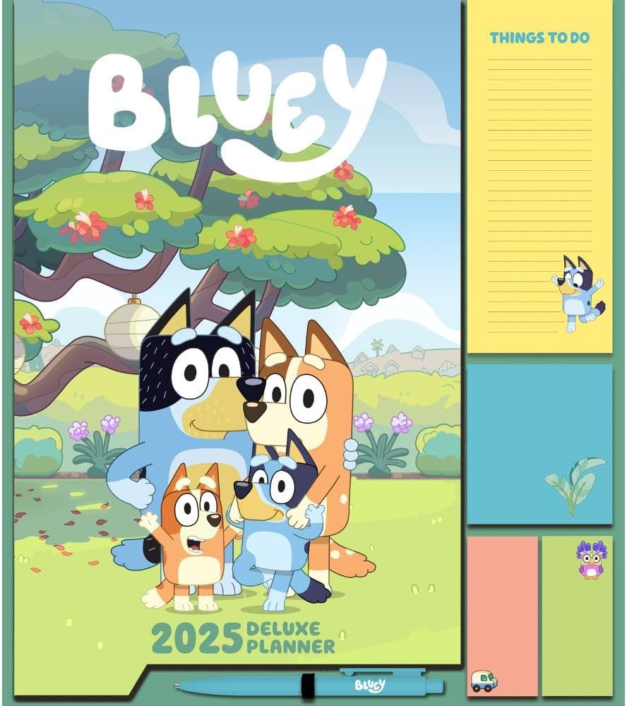 Official Bluey Deluxe Planner 2025