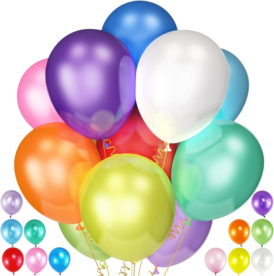 Metallic Balloons - Pack x 15 balloons