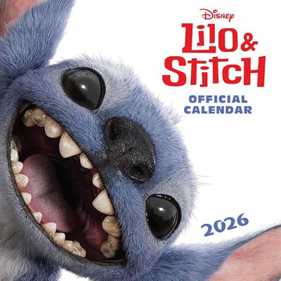 Disney Lilo & Stitch Movie 2026 Square Wall Calendar