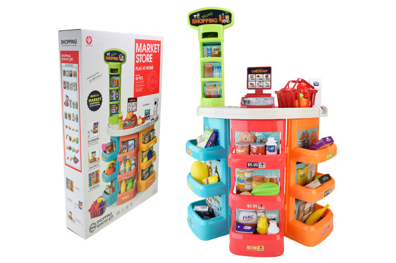 Shopping Market Store Play At Home - H78Cm