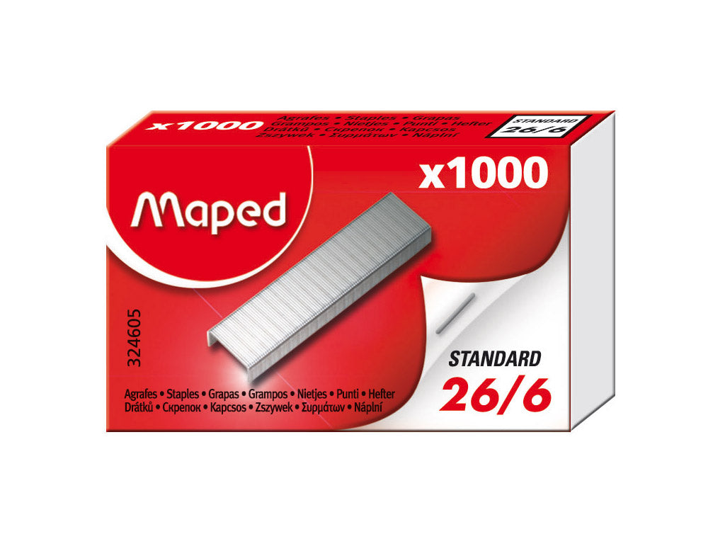 Staples 26/6 X1000