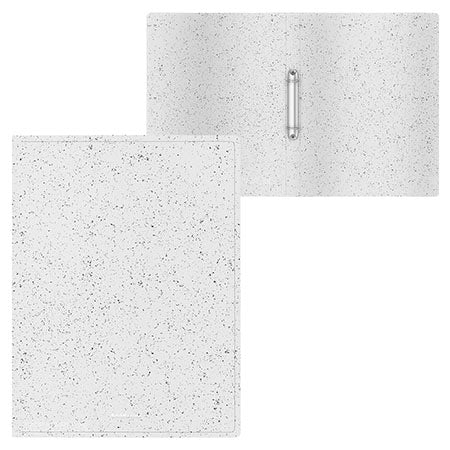 Ring File 24mm - 2 ring Matt Grains White
