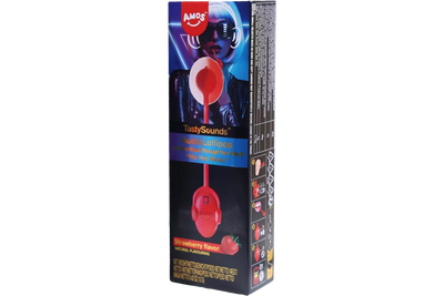 Tasty Sounds Music Lollipop Strawberry HipHop 12g