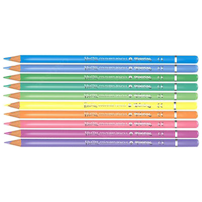 Pastel Pencil Colours X10Pcs