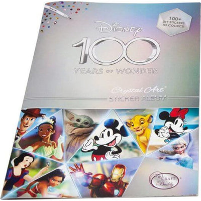 Disney 100 Crystal Art Sticker Album Starter Pack