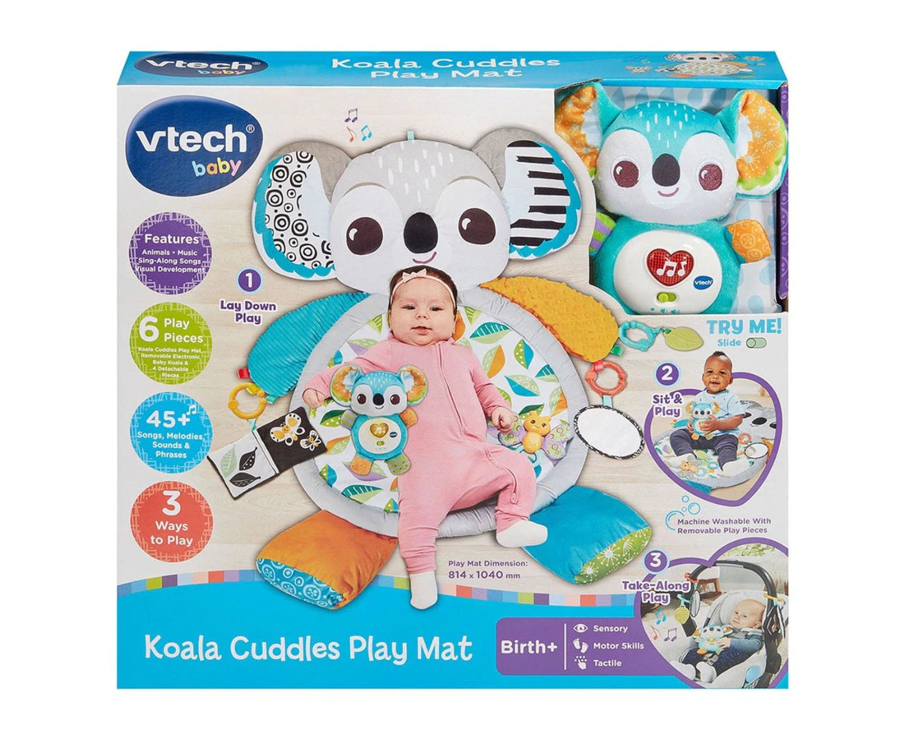 Vtech Baby 3-In-1 Koala Cuddles Play Mat 