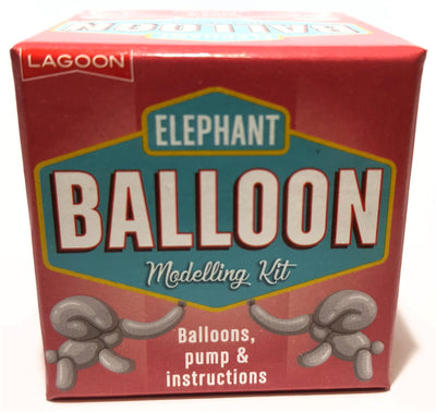 Animal Balloon Modelling Kit Balloons Pump And Intructions - Elephant