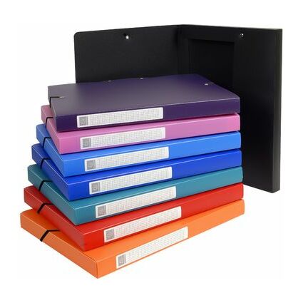 Plastic Box File 25Mm Spine A4 Size