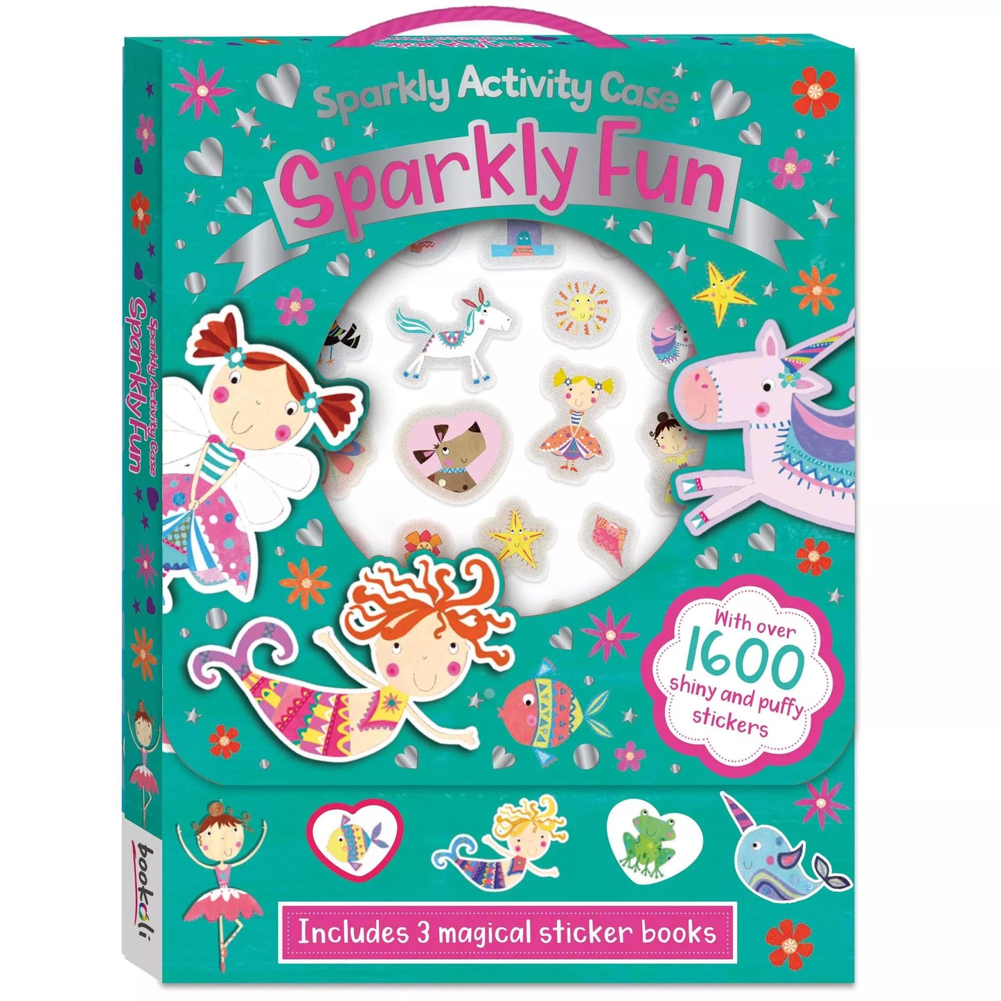 Sparkly Activity Case - Activity Books Sticker, Activity & Colouring