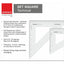 Technical Set of 2 Set Squares 25cm-45 & 30cm-60