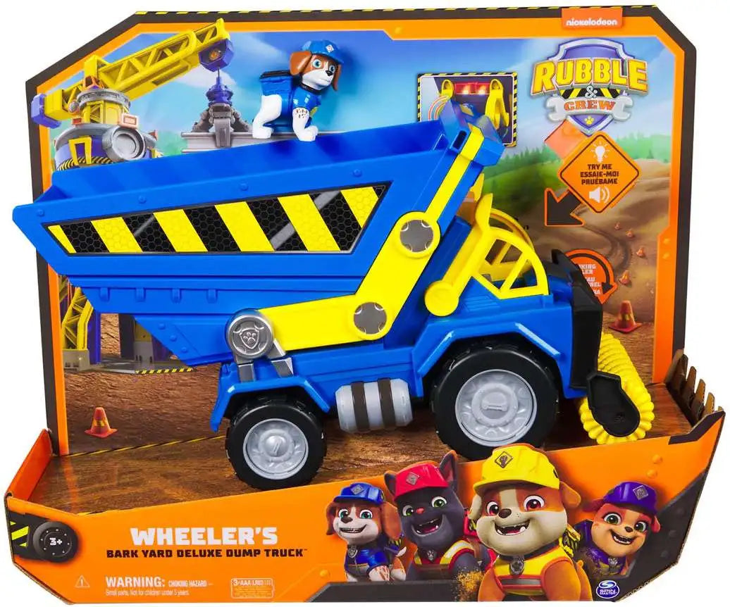 Paw Patrol Rubble & Crew Wheeler'S - Dump Truck Vehicle & Figure