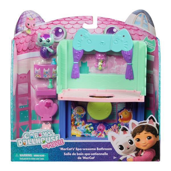 Gabby's Dollhouse: The Movie, MerCat's Spa-wesome Bathroom Playset