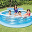 Swim Center - Family Lounge Pool - Inflatable Pool with Plate 229 x 218 x 79cm