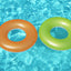 Frosted Neon 76cm Inflatable Swim Ring