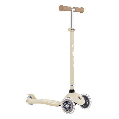 Globber Signature Lights Kids Scooter - Taupe