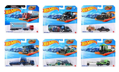 Hot Wheels Track Fleet Trucks Come Loaded with Stunts!