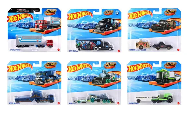 Hot Wheels Track Fleet Trucks Come Loaded with Stunts!