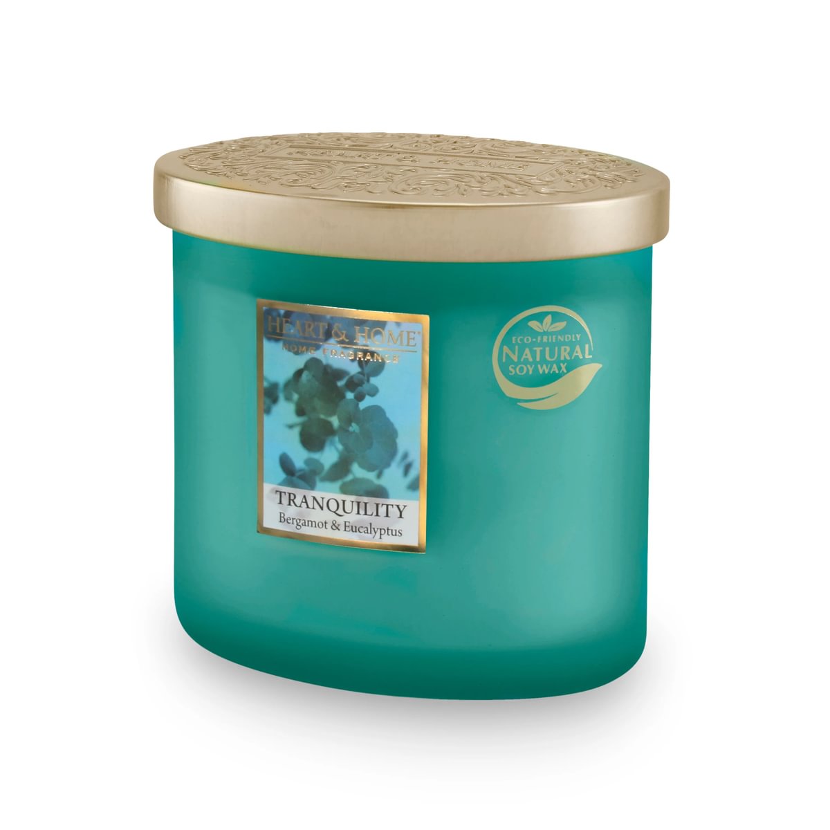 Heart & Home Candles Tranquility Bergamot & Eucalyptus