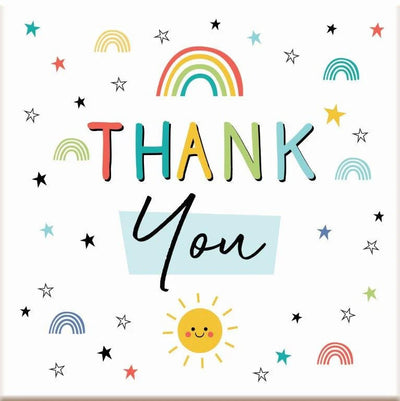 Ceramic coaster - Thank You