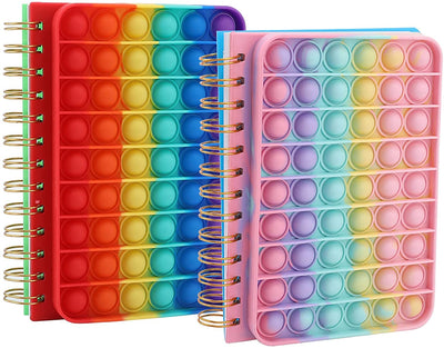 Pop it Fidget A5 Size Spiral Notebook
