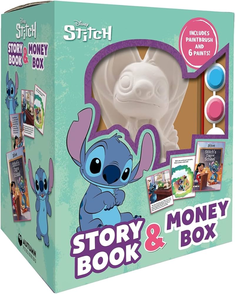 Disney Stitch: Story Book & Money Box
