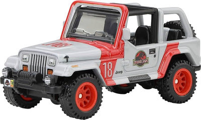 Hot Wheels Premium Pop Culture Jurassic Park - '92 Jeep Wrangler Sahara Die-Cast Car