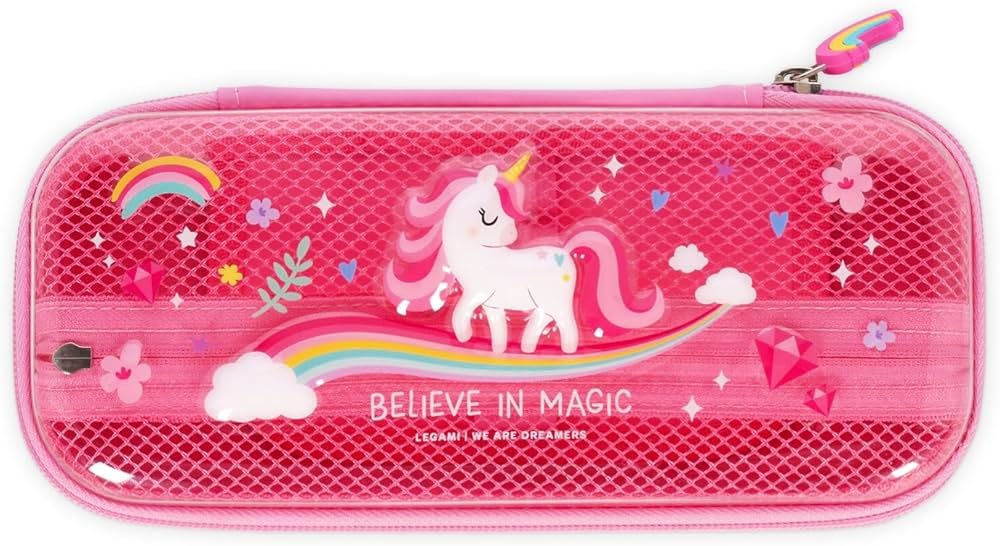 Legami Unicorn Pencil case - Believe in magic