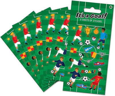 Goal Football 6 Sheets Stickers