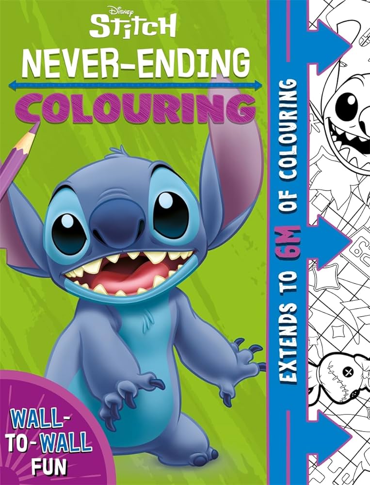 Disney Stitch Never-Ending Colouring 