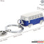 VW Collection Volkswagen T1 Bus 3D Metal Keyring, Blue