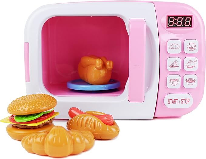 Little Chef S Microwave Oven Pink