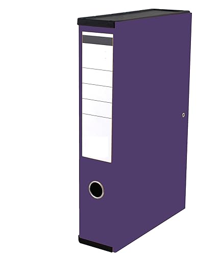Hard box file violet