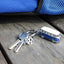VW Collection Volkswagen T1 Bus 3D Metal Keyring, Blue