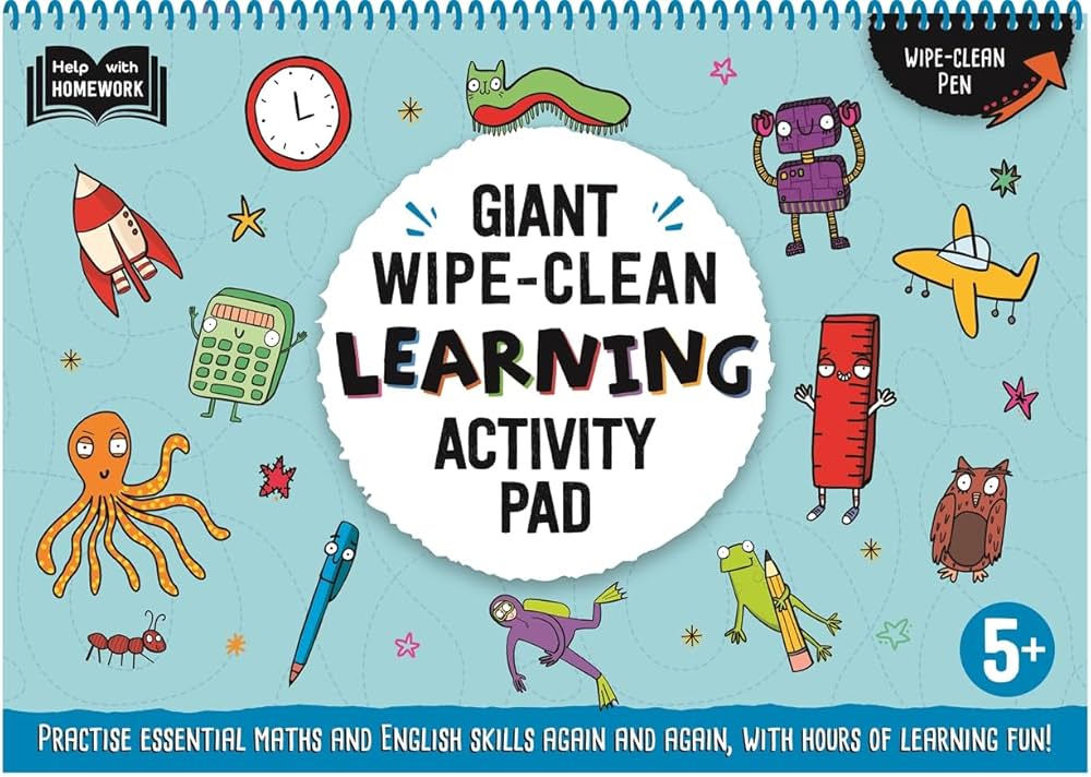 Giant Wipe-Clean Learning Activity Pad
