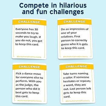 Do You Really Know Your Family? Card Game
