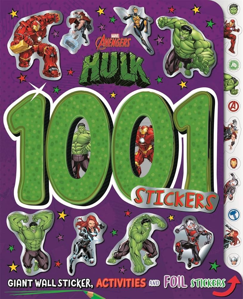 Avengers Marvel Hulk - 1001 Stickers 