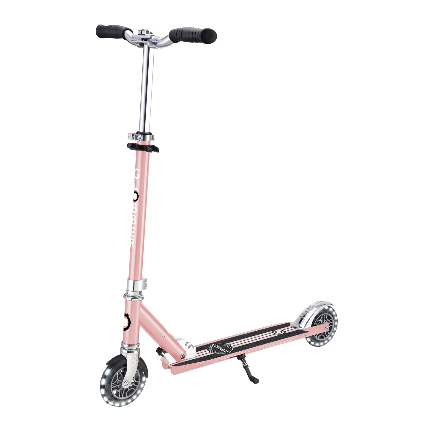Globber Flow Element Lights Chrome Rose Scooter